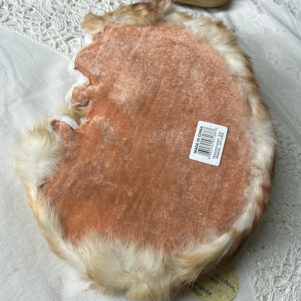 🖤NEW💕Sleeping Cat model decor with real rabbit fur - Picture 9 of 12